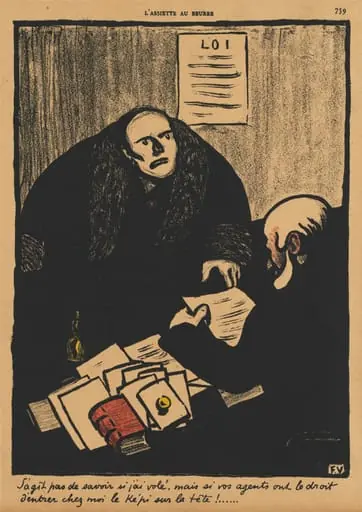 The question is, not whether..., by Félix Vallotton