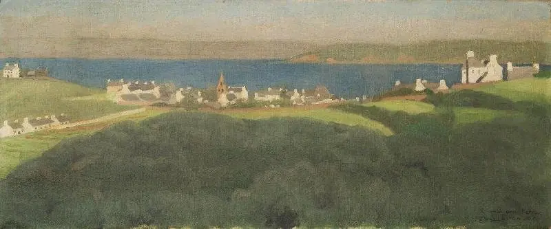 Vue de Locquirec, by Félix Vallotton