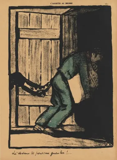 You can bawl..., by Félix Vallotton