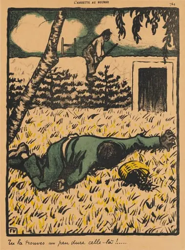 You'll find that's rather a hard one !, by Félix Vallotton