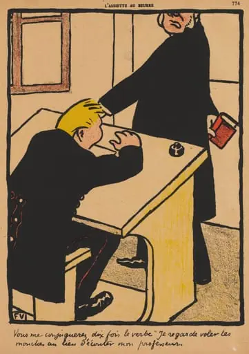 You shall conjugate..., by Félix Vallotton