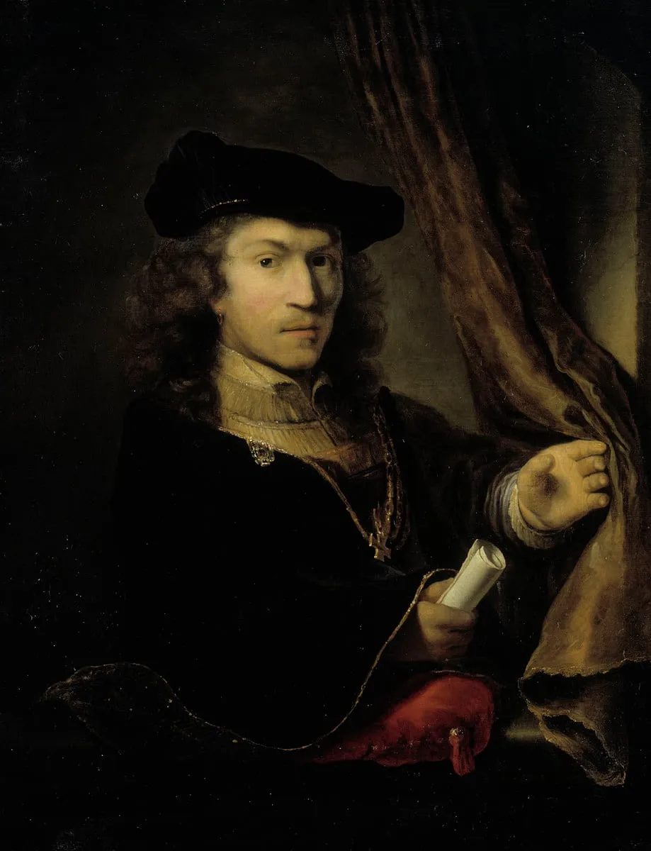 Ferdinand Bolin omakuva, by Ferdinand Bol, unspecified, 1661