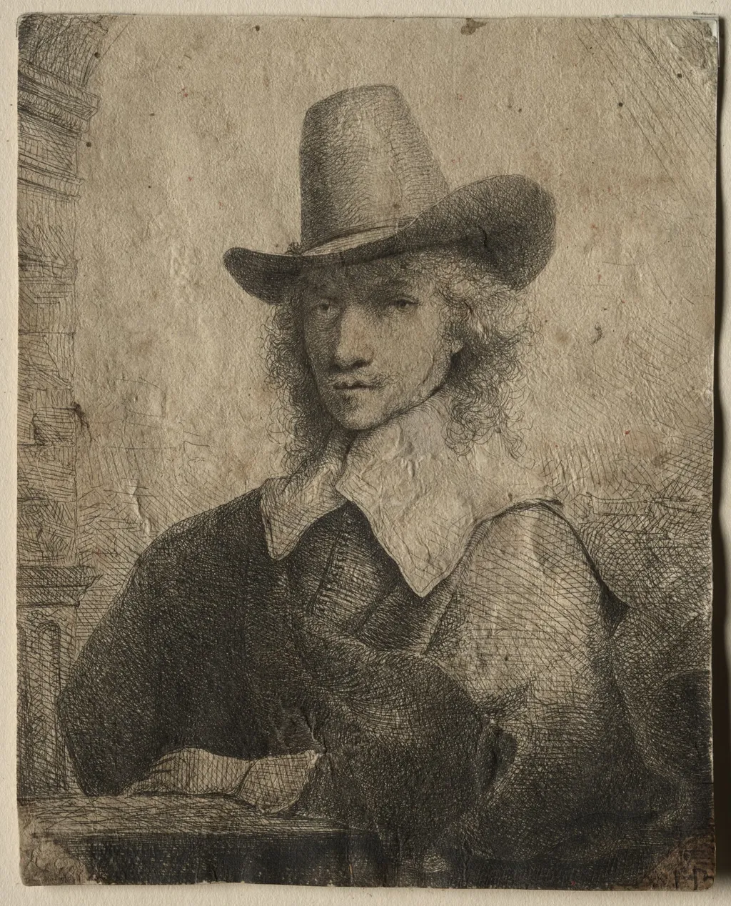 Portrait of a Man with a High Hat, by Ferdinand Bol, 1646
