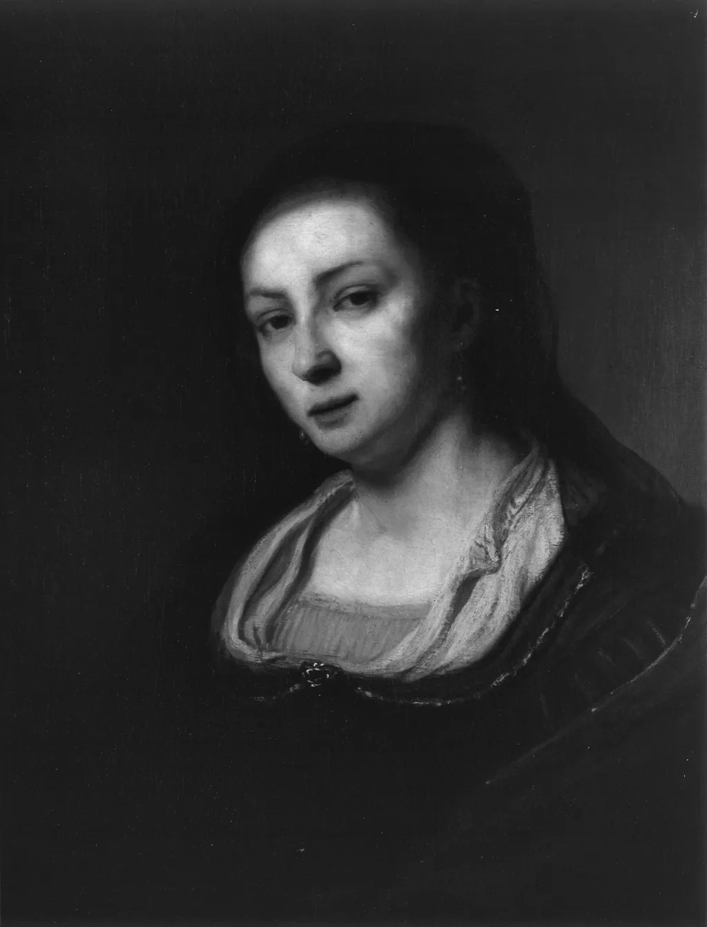 Portrait of a woman, by Ferdinand Bol, oil, 1655