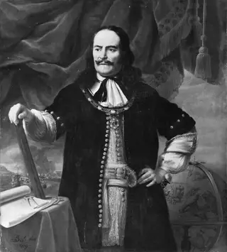 Portrait of Admiral Michael Adriansz de Ruijter, by Ferdinand Bol