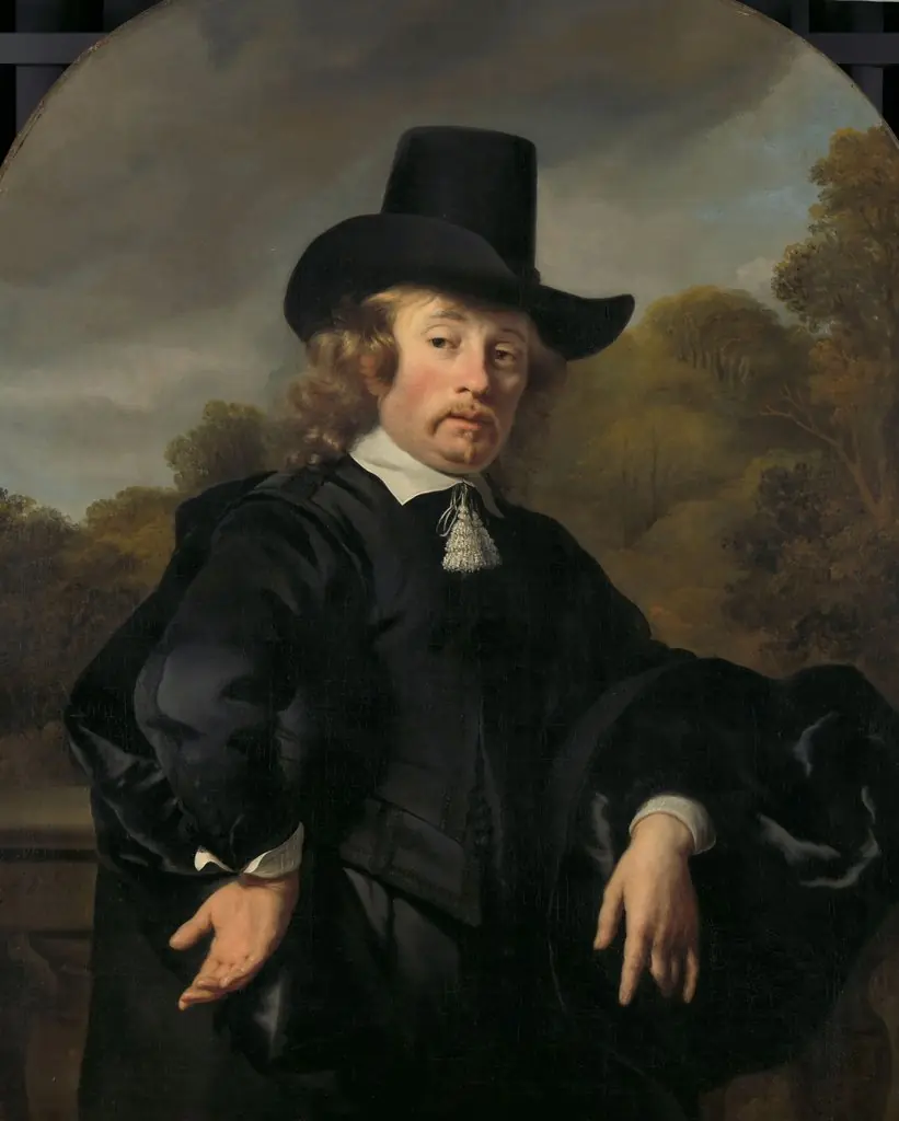Portrait of Roelof Meulenaer (1618/19-1691), Mercantile Courier or Postmaster on the Amsterdam to Antwerp Route, by Ferdinand Bol