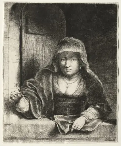 The Woman with the Pear, by Ferdinand Bol