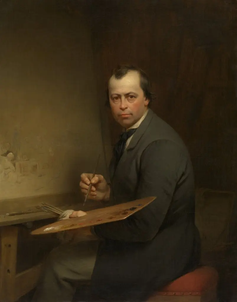 Self Portrait, by Ferdinand de Braekeleer the Elder
