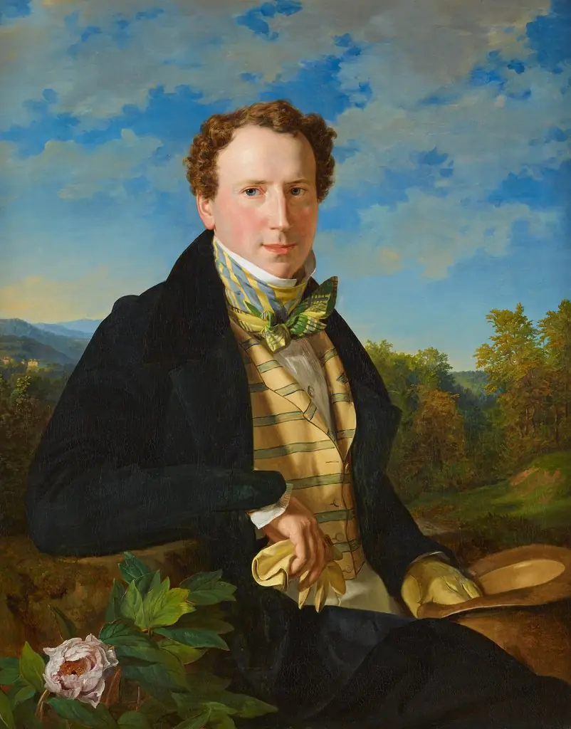 Self-portrait, by Ferdinand Georg Waldmüller