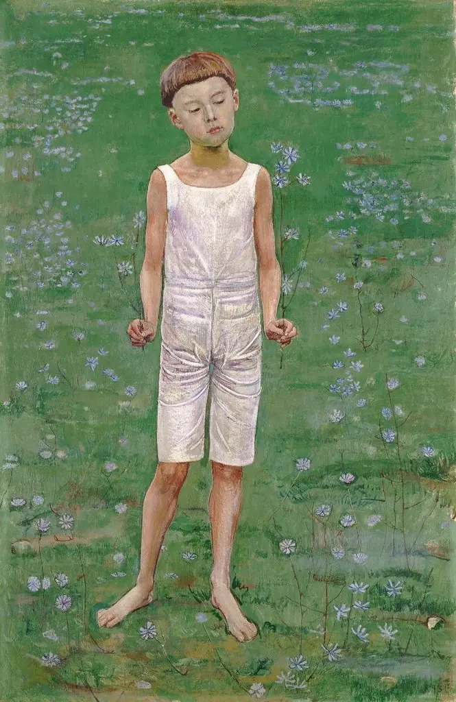 Bezauberter Knabe, by Ferdinand Hodler