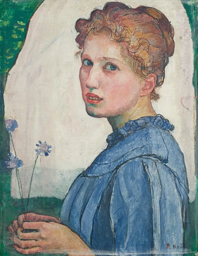 Bildnis Helene Thiele, by Ferdinand Hodler