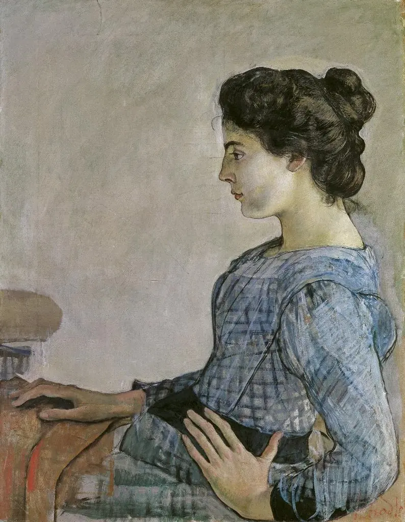 Bildnis Hélène Weiglé, by Ferdinand Hodler