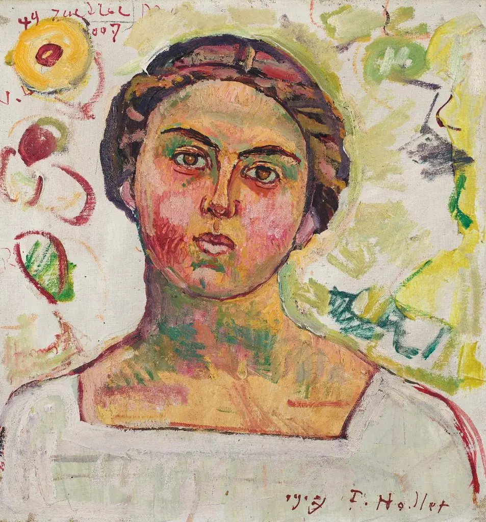 Bildnis Valentine Baud-Bovy, by Ferdinand Hodler