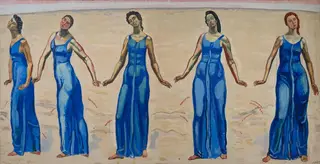 Blick ins Unendliche, by Ferdinand Hodler, 1916