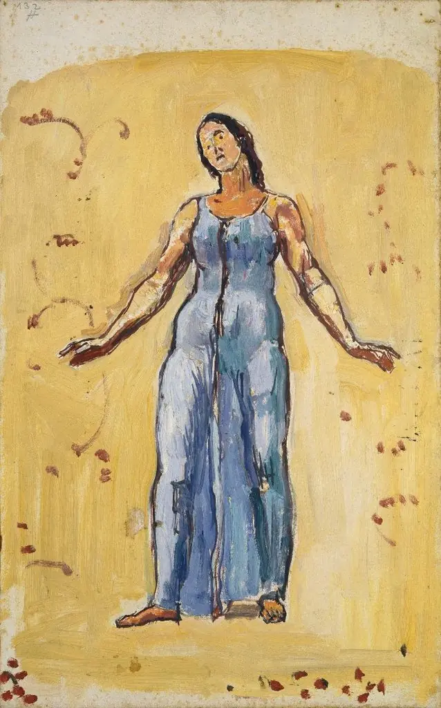 Blick ins Unendliche, Einzelfigur, by Ferdinand Hodler