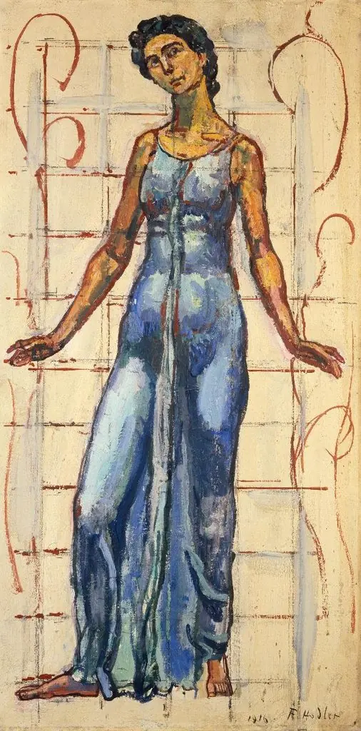 Blick ins Unendliche, Einzelfigur, by Ferdinand Hodler