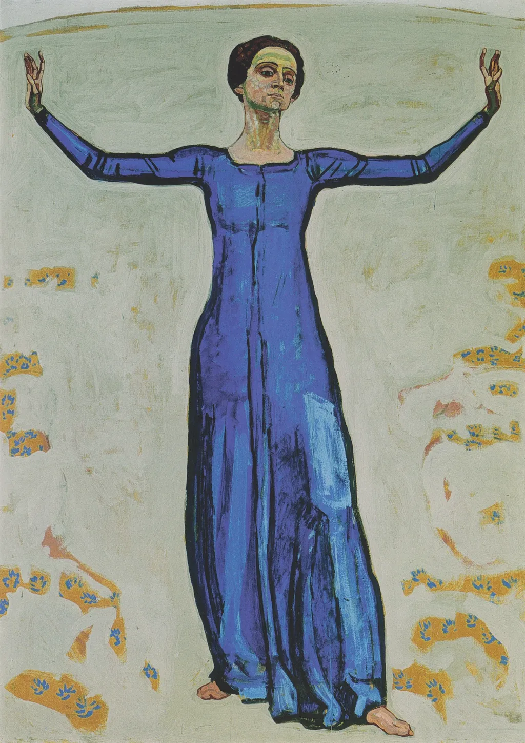 Das Lied aus der Ferne, by Ferdinand Hodler, oil, 1913