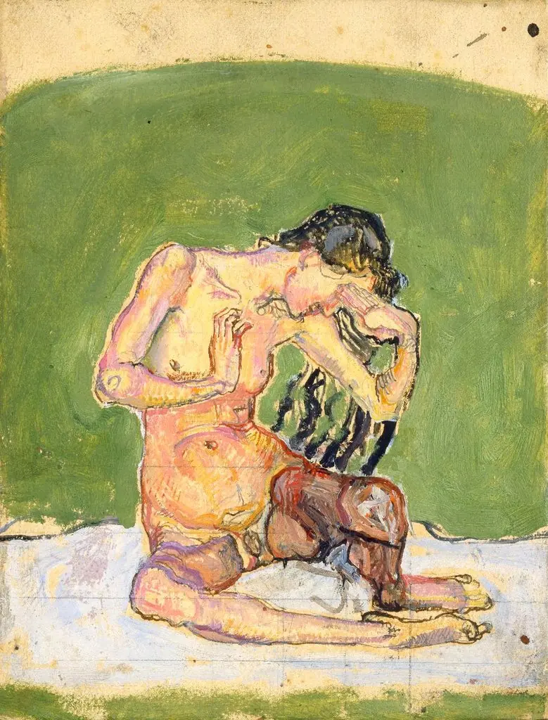 Der Tag, Einzelfigur, by Ferdinand Hodler