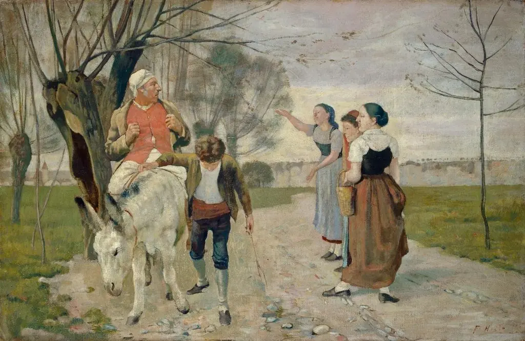 Müller, Sohn und Esel, by Ferdinand Hodler