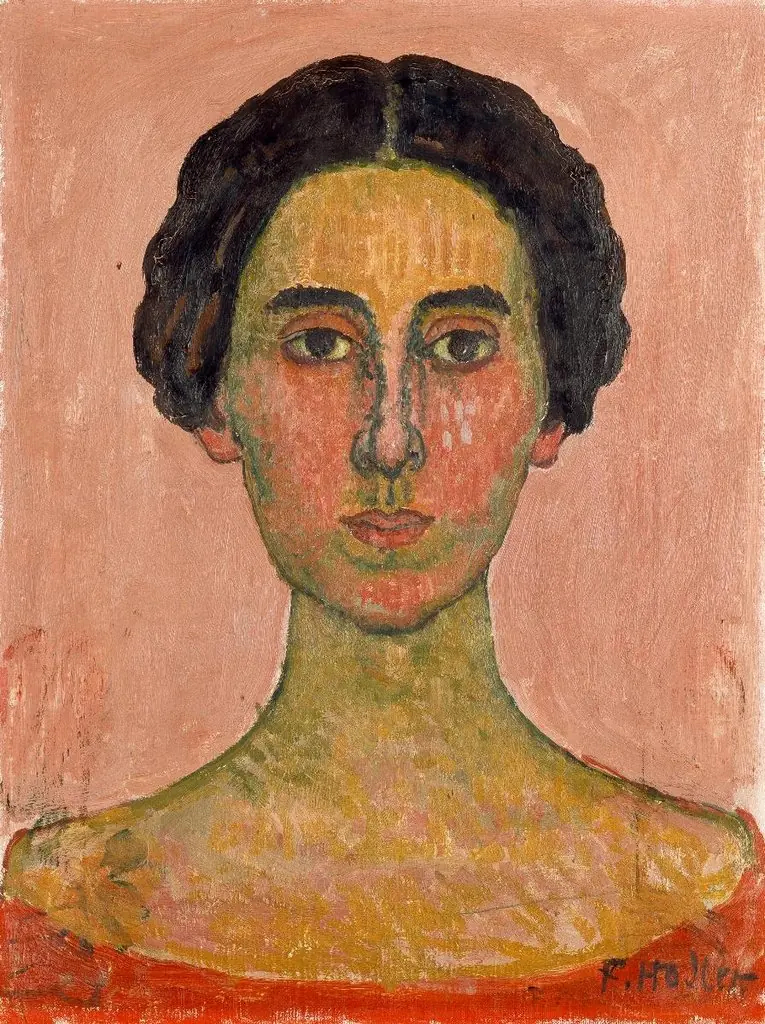 Portrait of Valentine Godé-Darel, by Ferdinand Hodler