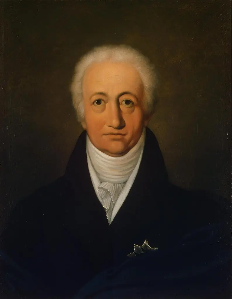 Portrait of Johann Wolfgang Goethe, by Ferdinand Jagemann