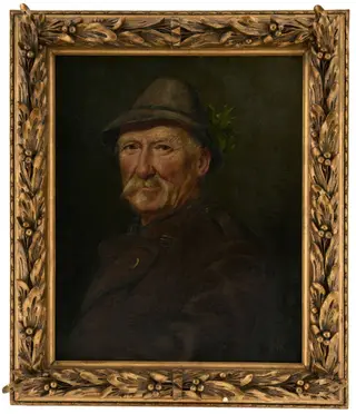 Porträt eines Jägers, by Ferdinand Keller, 1860