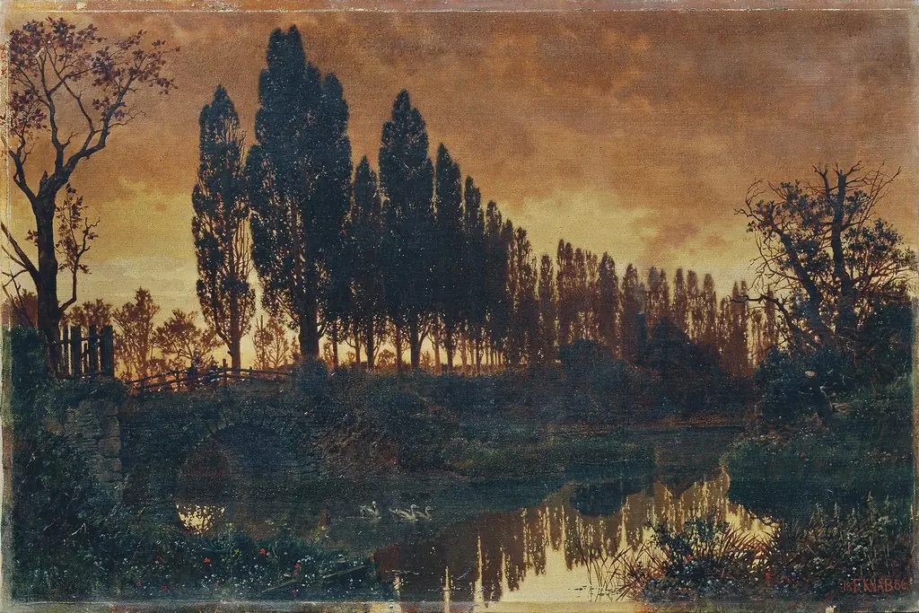 Bavarian Landscape, by Ferdinand Knab