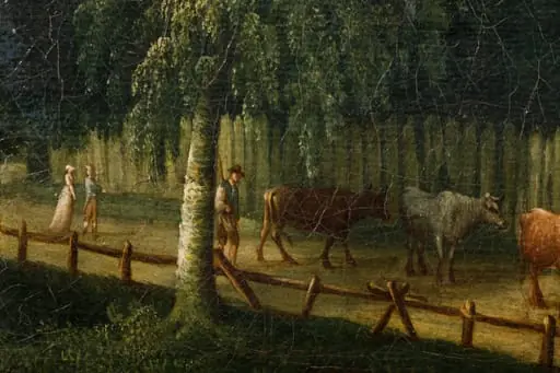 Întoarcerea de la pășune, by Ferdinand Kobell