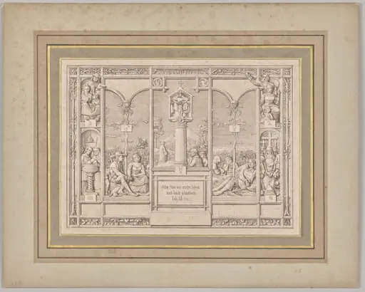 Capstone. John XX, 29, by Ferdinand Olivier