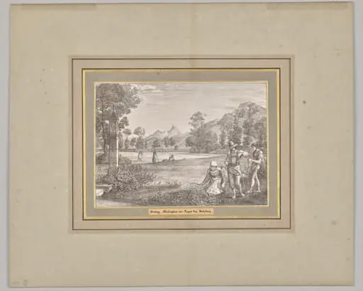 Friday. Meadow Plan in Front of Aigen Near Salzburg, by Ferdinand Olivier