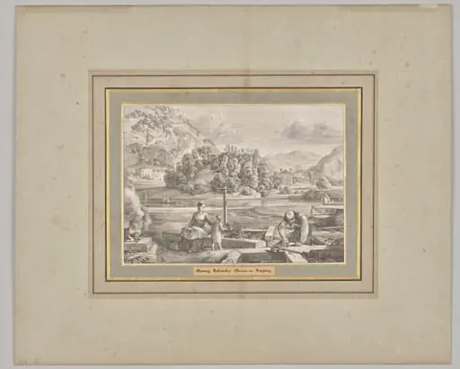 Monday. Rosenecker Garden in Front of Salzburg, by Ferdinand Olivier