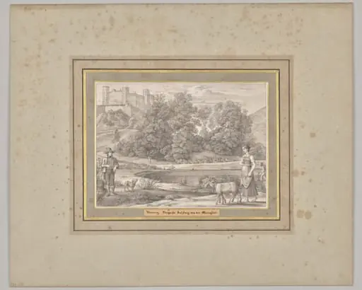 Tuesday. Bergveste Salzburg from the Midday Side, by Ferdinand Olivier