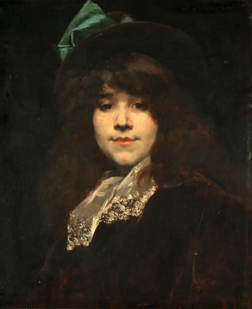 Portrait de Juana Romani (Retrato de Juana Romani), by Ferdinand Roybet