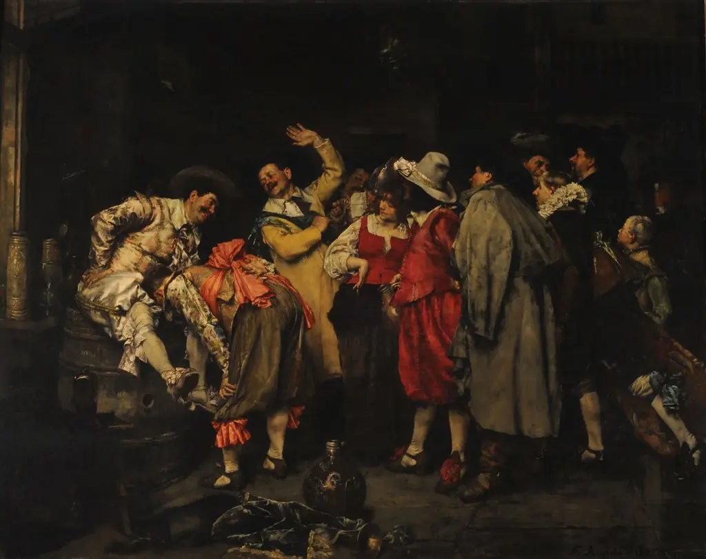 The Clapping Game, by Ferdinand Roybet