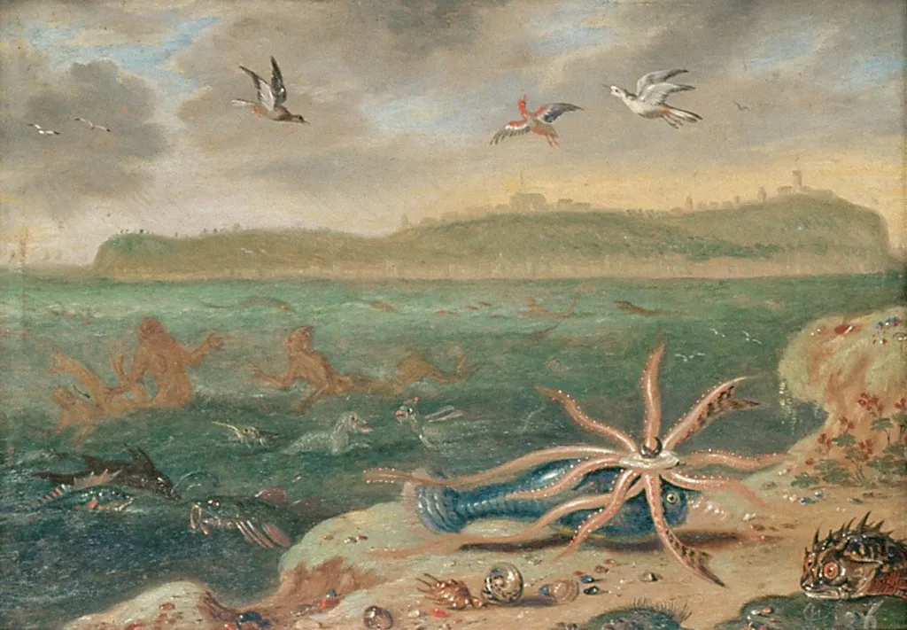 Ansichten aus den vier Weltteilen mit Szenen von Tieren: Luanda (Angola), by Ferdinand van Kessel the Elder, unspecified, 1682
