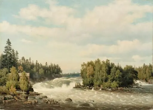 Anjalankoski, by Ferdinand von Wright