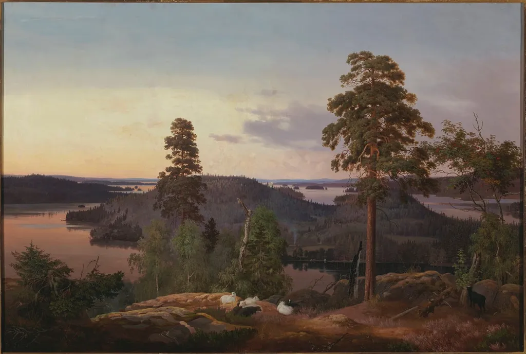 Näköala Haminalahdelta, by Ferdinand von Wright, unspecified