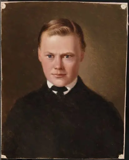 Nuoren miehen muotokuva, by Ferdinand von Wright