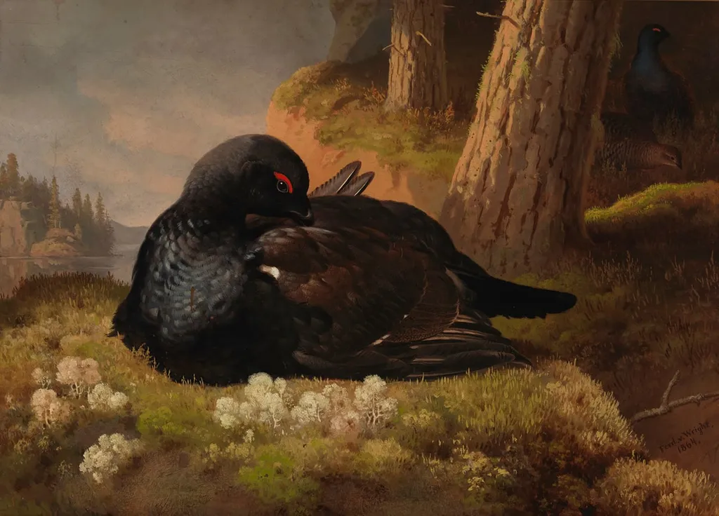 Teeri, by Ferdinand von Wright, unspecified