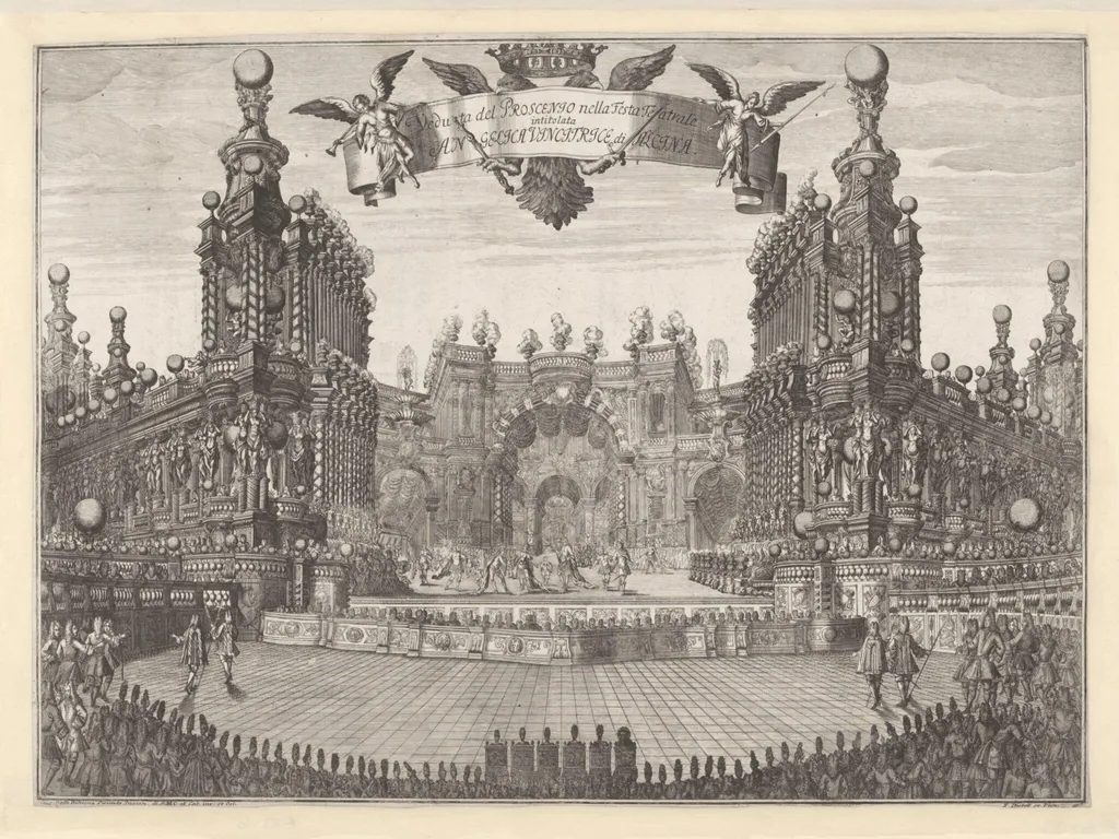 H Beard Print Collection, by Ferdinando Galli Bibiena, 1716