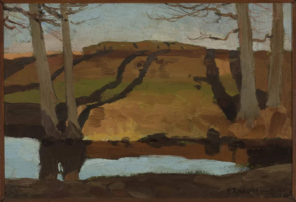 Landscape – stream, by Ferdynand Ruszczyc, unspecified, 1900