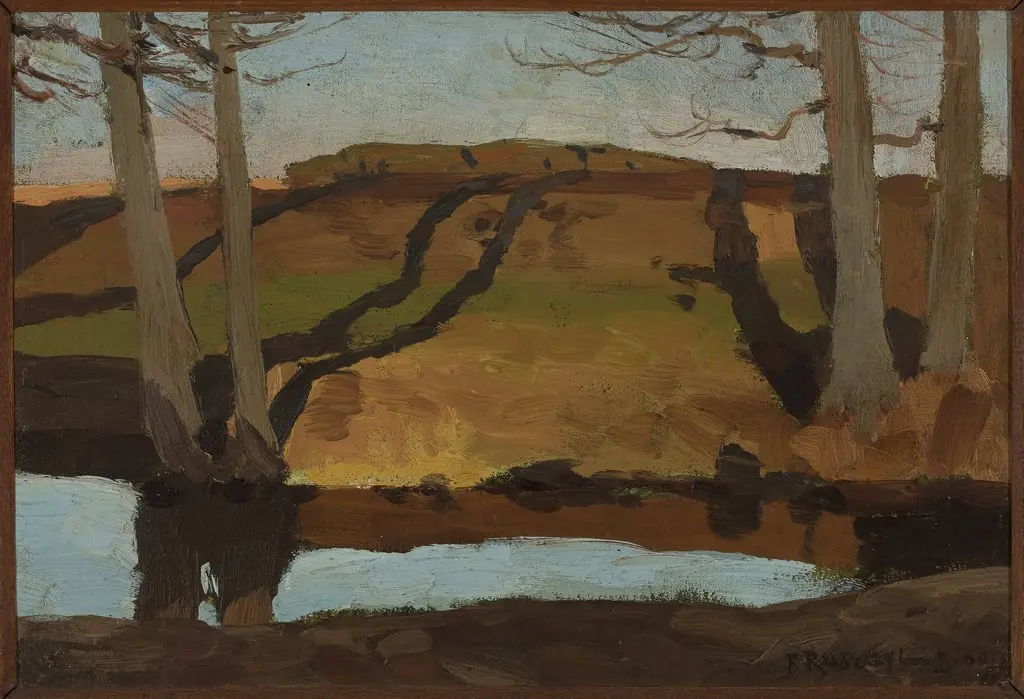 Landscape – stream, by Ferdynand Ruszczyc