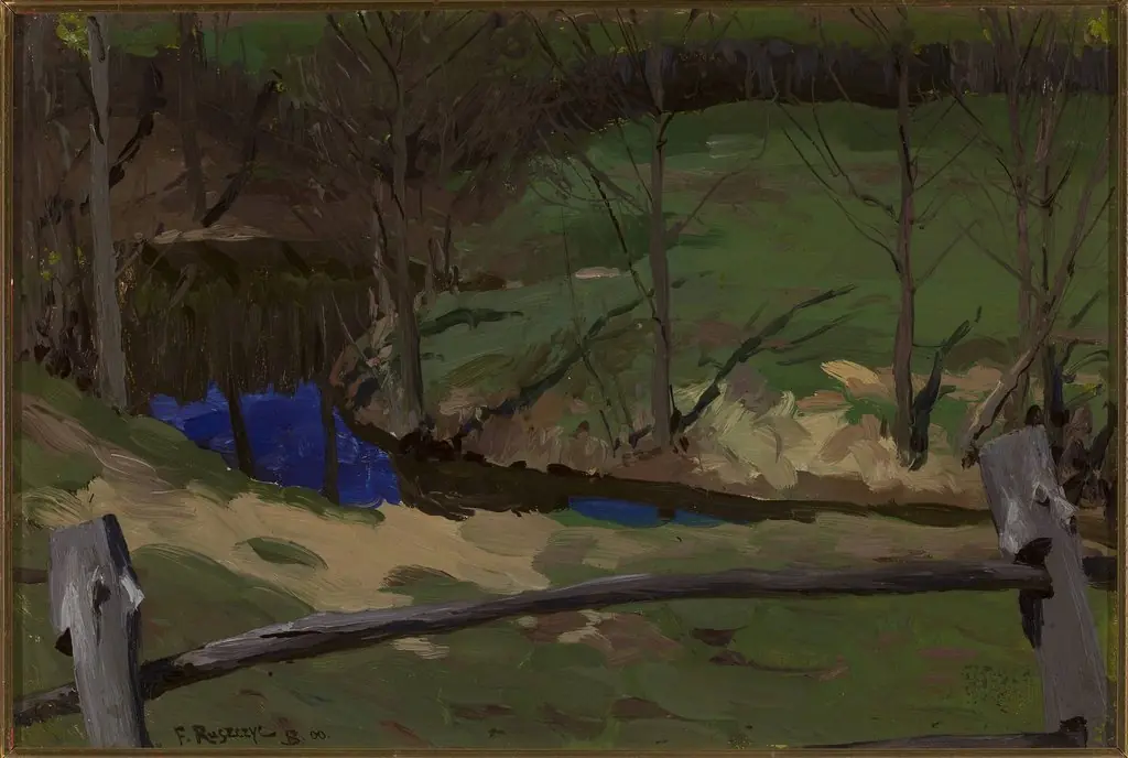 Landscape study in Bohdanów, by Ferdynand Ruszczyc