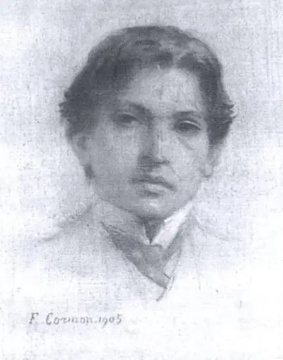 Portret George Enescu, by Fernand Cormon, 1905