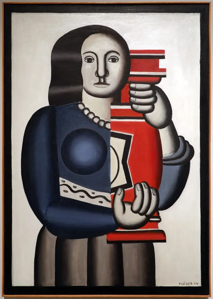 Kvinde med vase, by Fernand Léger