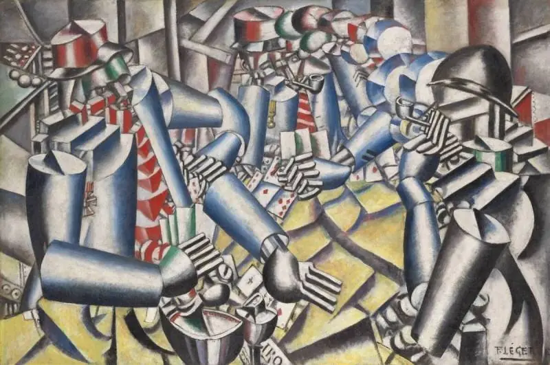La Partie de cartes, by Fernand Léger