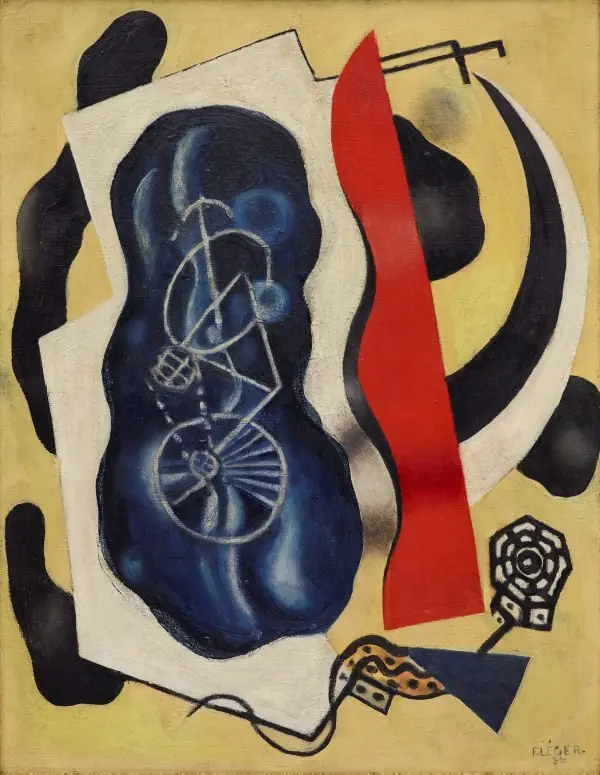 The bicycle, by Fernand Léger