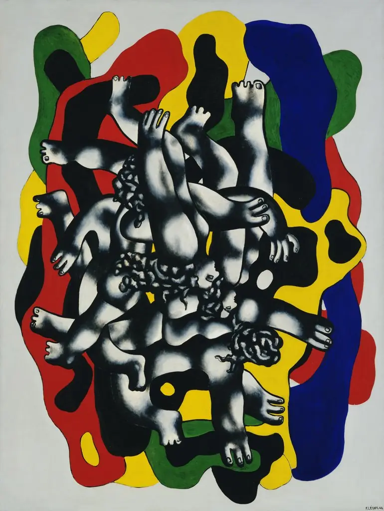 The Divers, by Fernand Léger