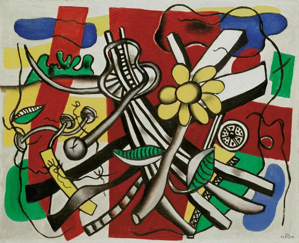 The Yellow Flower, by Fernand Léger