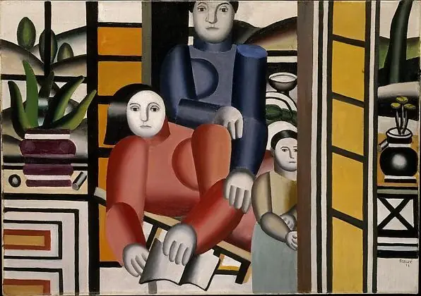 Three Women by a Garden, by Fernand Léger